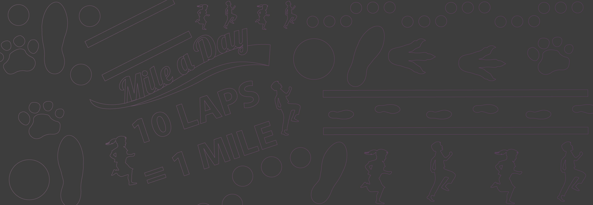 Daily-mile tracks playground markings by Commercial Play